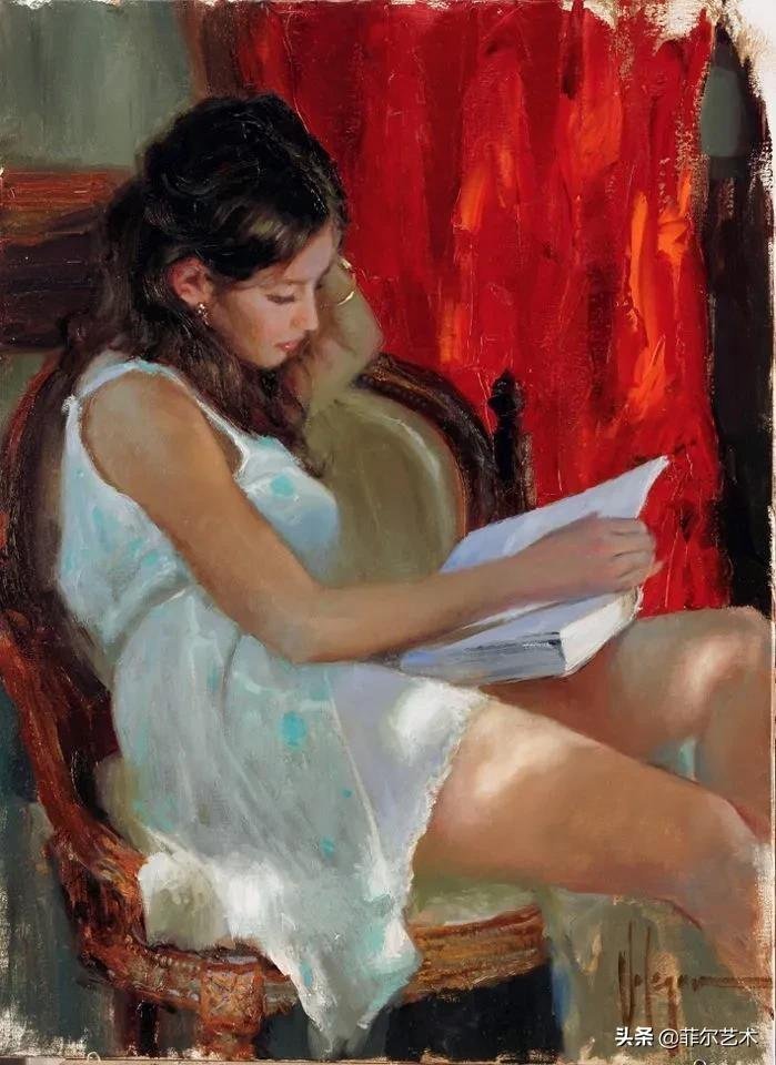 哈巴罗夫斯克&犹如花朵绽放,美得让人难忘~俄罗斯画家人物油画作品欣赏