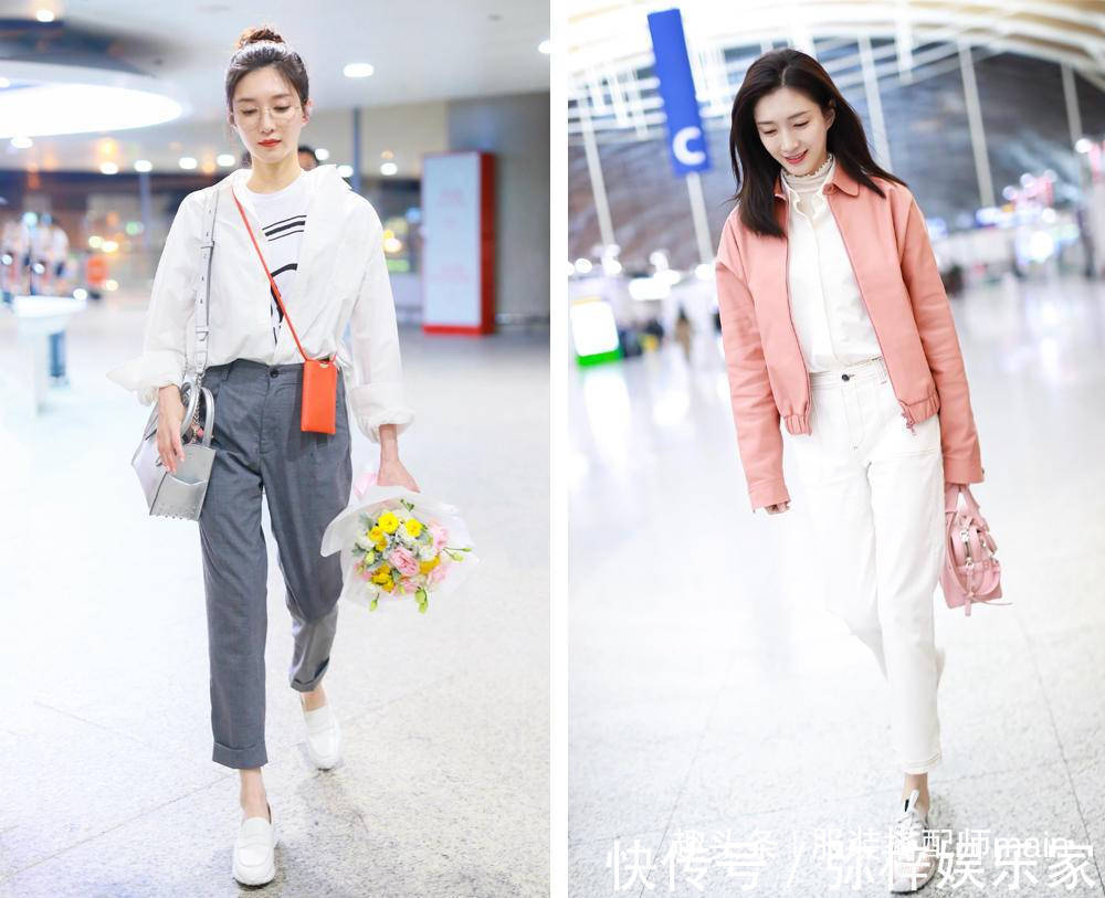 娃娃领 白衬衫+长裤原来还有这么多讲究!不同年龄段搭配出不同的味道