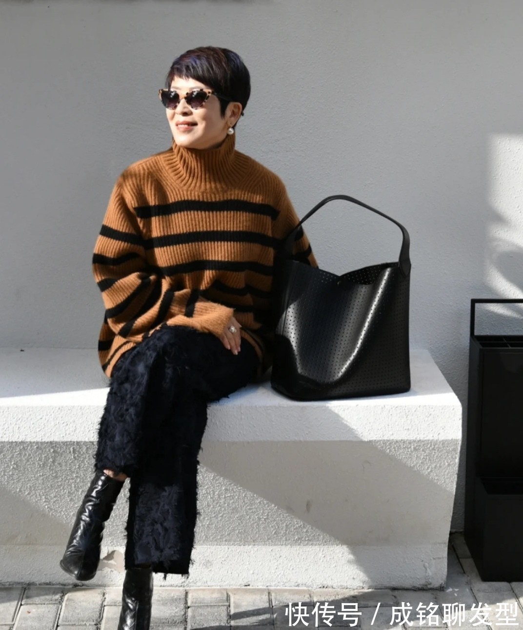 外套|奔五奔六的女人冬装这样穿,真实大方不装嫩,时髦减龄又有女人味