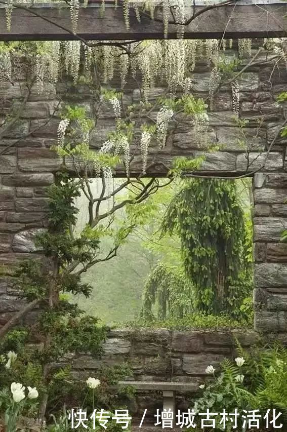 院落|一面石头墙,惊艳整个乡村院落
