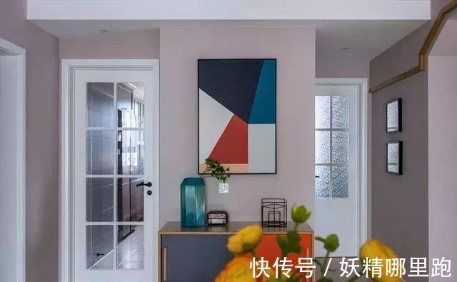 泡泡茶|127平美式风三居装修,不管是布局还是色彩搭配,都值得借鉴