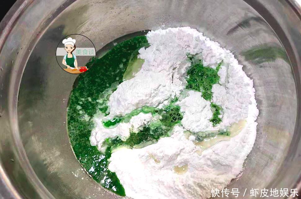 糯米粉|做青团时，只用糯米粉就错了，多加一样食材，青团不粘牙不塌陷