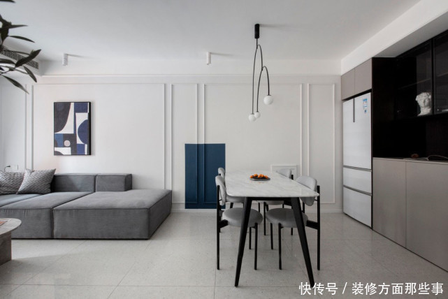 北欧元素|92㎡的混搭新房设计,居然将原来衣帽间改造为可临时待客的书房