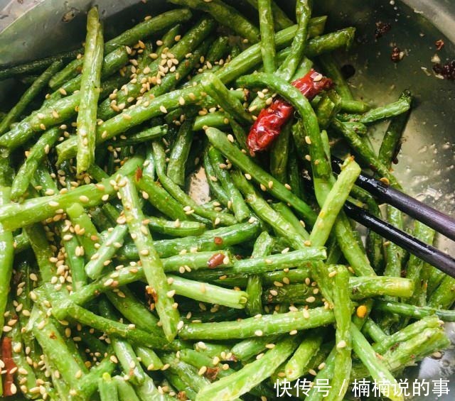 干煸豇豆,干香下饭,比肉菜还受欢迎!