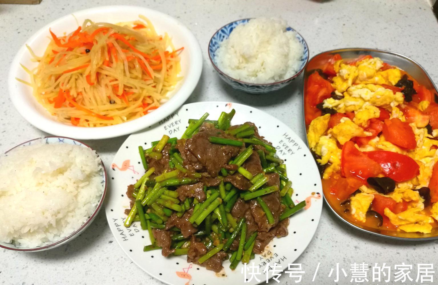 46岁后两口子的晚餐火了,巧搭配有营养,网友:这才是人间烟火!