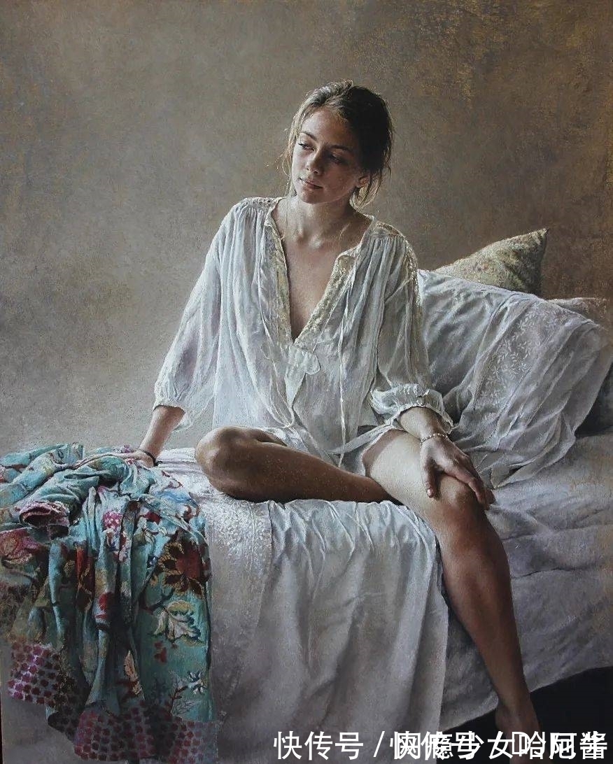 厚重感$赏心悦目,活色生香——女画家色粉笔下极致唯美的女性人体肖像