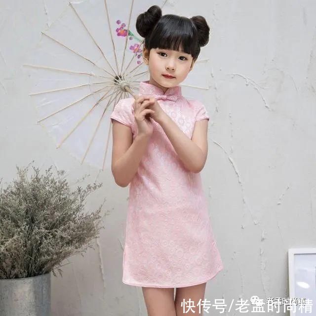 典雅气质旗袍裙，清新优雅，彰显小公主的高贵气质