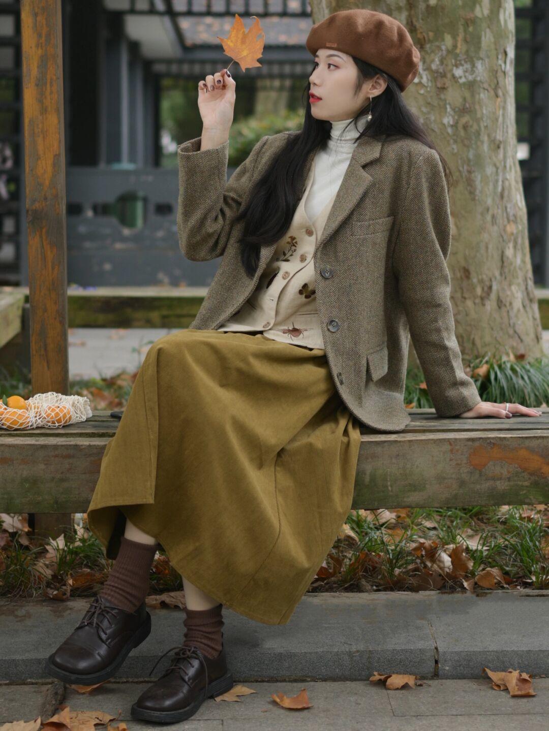 羽绒服|冬天别只会穿羽绒服,加厚西装外套更加干练,穿上身通勤又百搭!