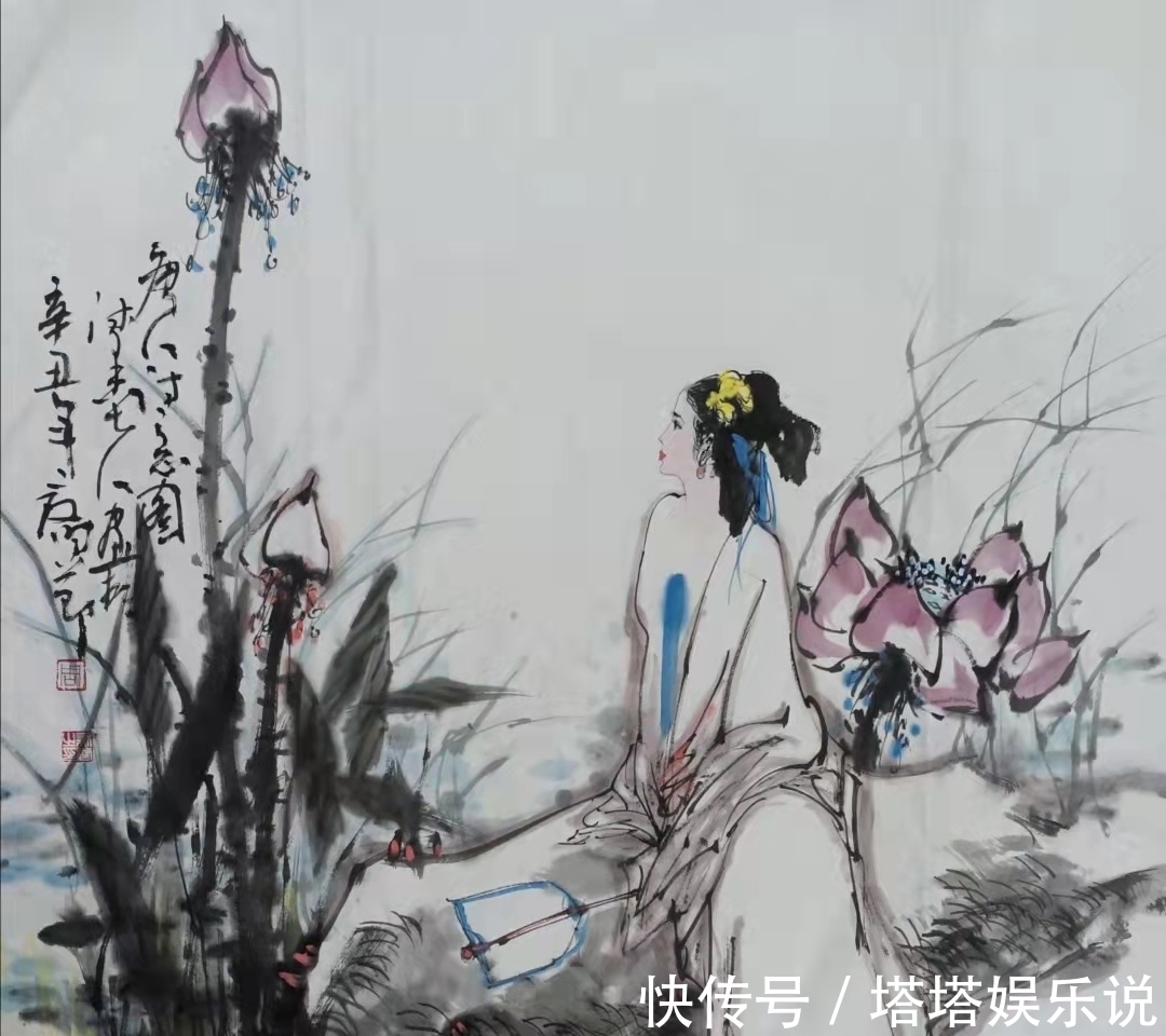 绘画者|周新建的水墨仕女图,筑就了中国传统绘画的新时代