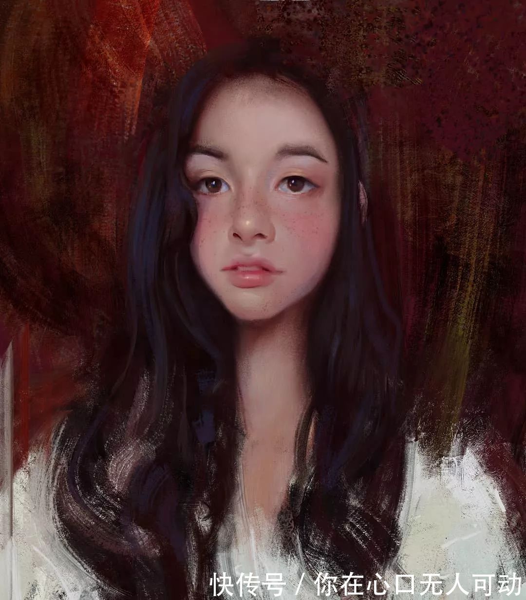 mandy!这三位艺术家的画中女子,楚楚动人,美若天仙