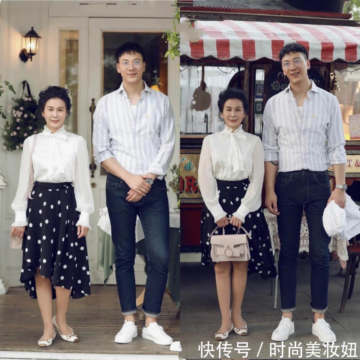 女性|60岁依旧保持少女感,这位奶奶搭配真洋气,照穿减龄10岁不止