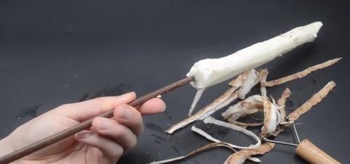 山药|原来山药去皮这么简单，一根筷子轻松搞定，不痒手还干净，真方便
