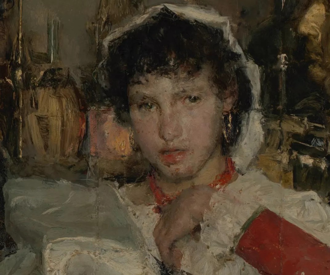 十九世纪!十九世纪意大利现实主义画家曼奇尼