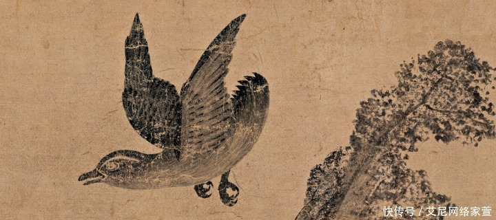 罕见的粉笺纸画作,宋徽宗《池塘秋晚图》赏析