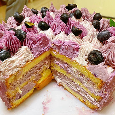 梦幻紫芋泥蛋糕
