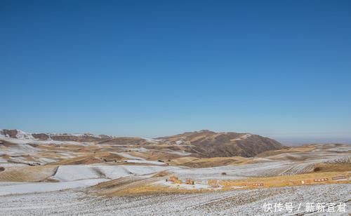 航拍|航拍世界最高最大的旱地麦田，大雪过后，此景令人如痴如醉