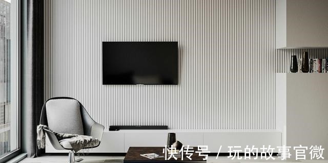 气度|极简一居，以波纹板做背景墙，有高度，也有气度！