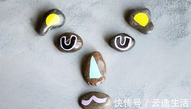 彩纸!捡些石头回家,再也不为手工课作业愁附5个DIY石头彩绘教程