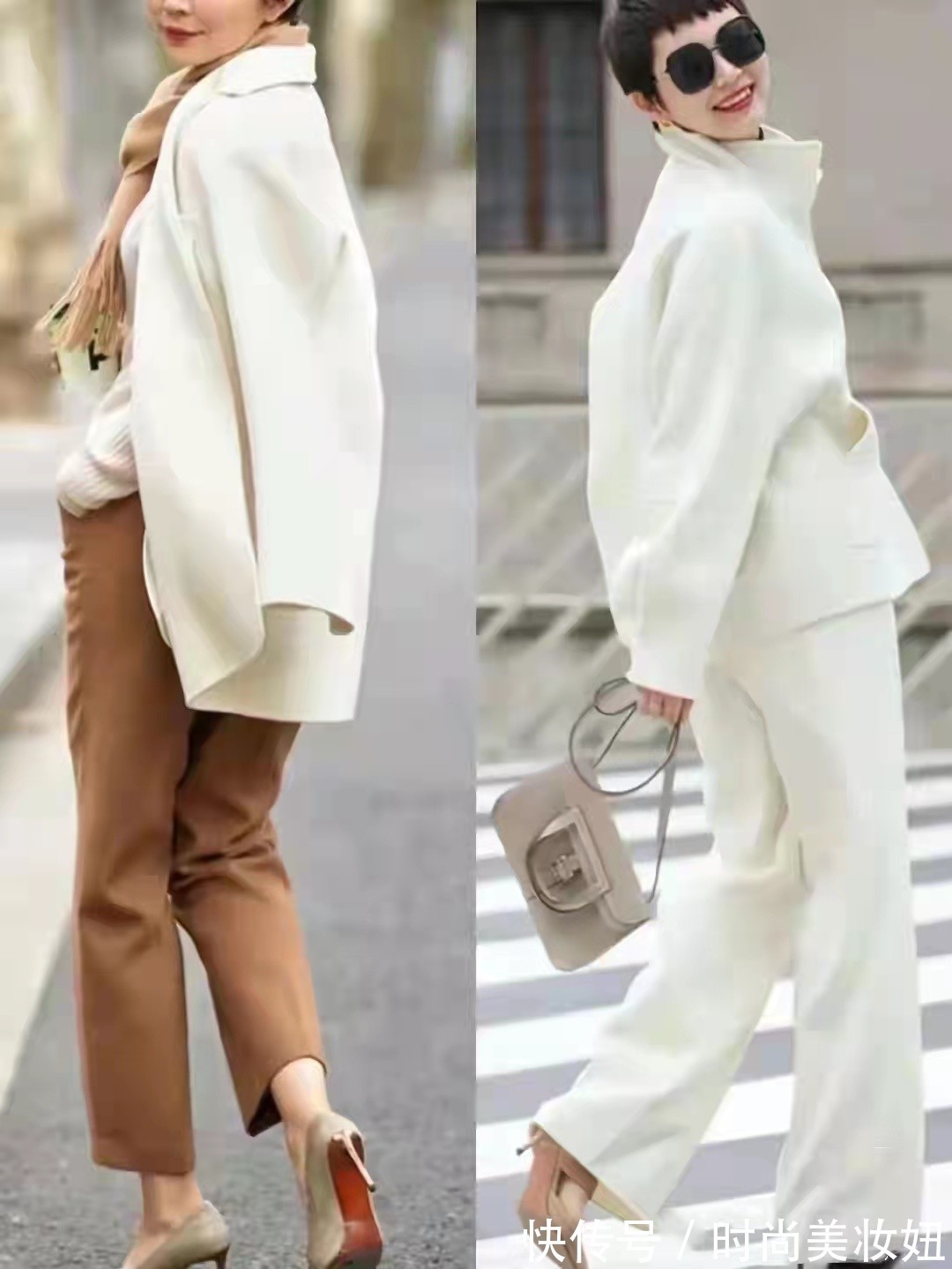 毛衣 她穿出了40岁女人想要的高级感,简约却高级大方,照着穿稳赢