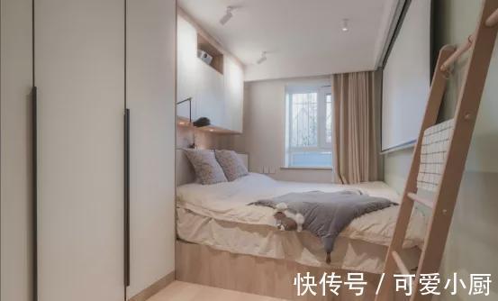 精致|45㎡精致小宅，吧台、书房占C位，轻奢别墅范儿！