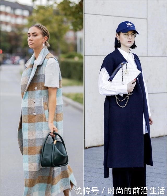 大衣 马甲这么穿美呆了,收下这份马甲搭配攻略,时髦百搭还轻松显瘦!