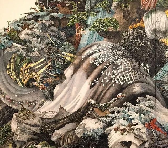 幅画!一幅画画了3年,细到要用放大镜,他把钢笔画玩到了极致