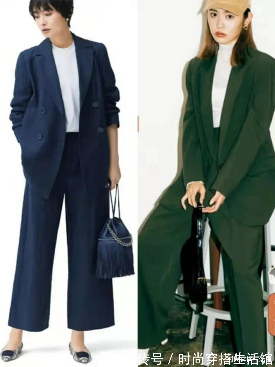 裤子|秋天穿“西服”下面搭什么?建议配这4种裤子,时髦又帅气