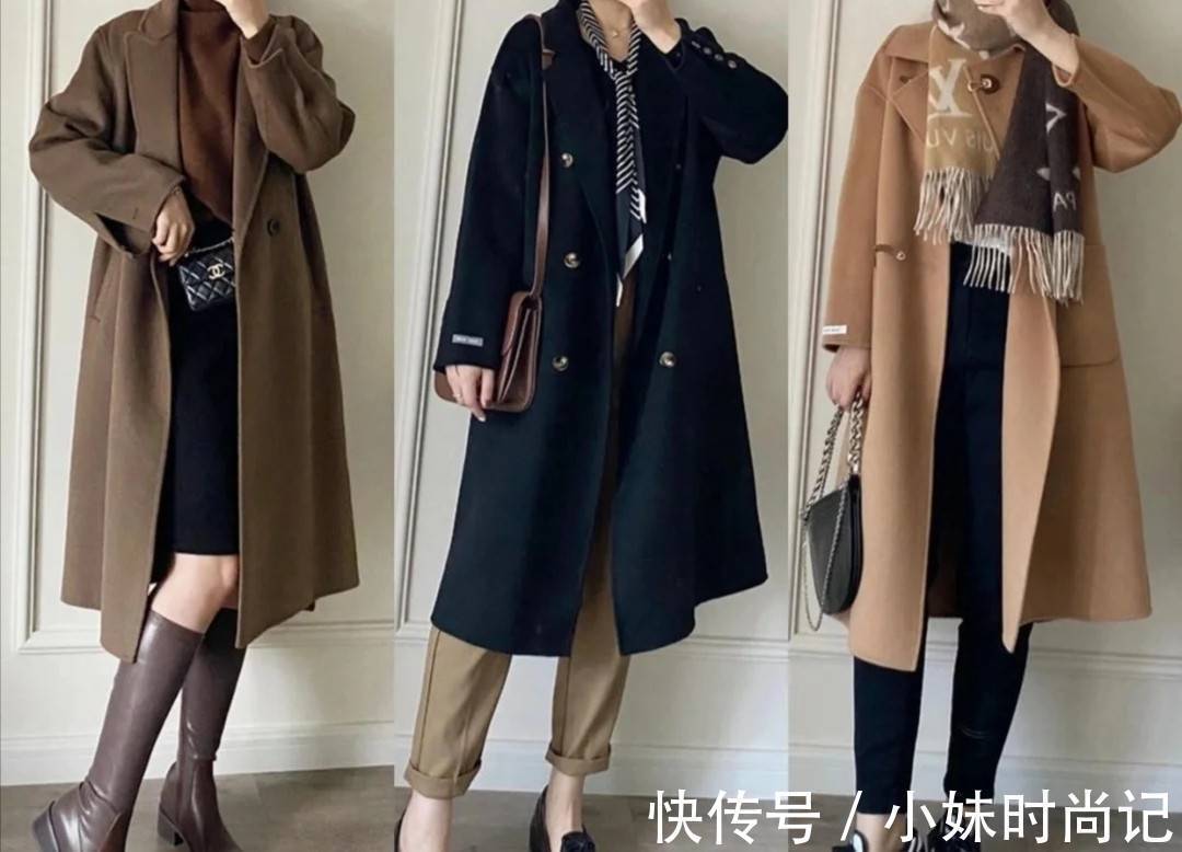 搭配 冬日流行一种搭配,叫“长大衣+长裤”,保暖利落又大方显瘦