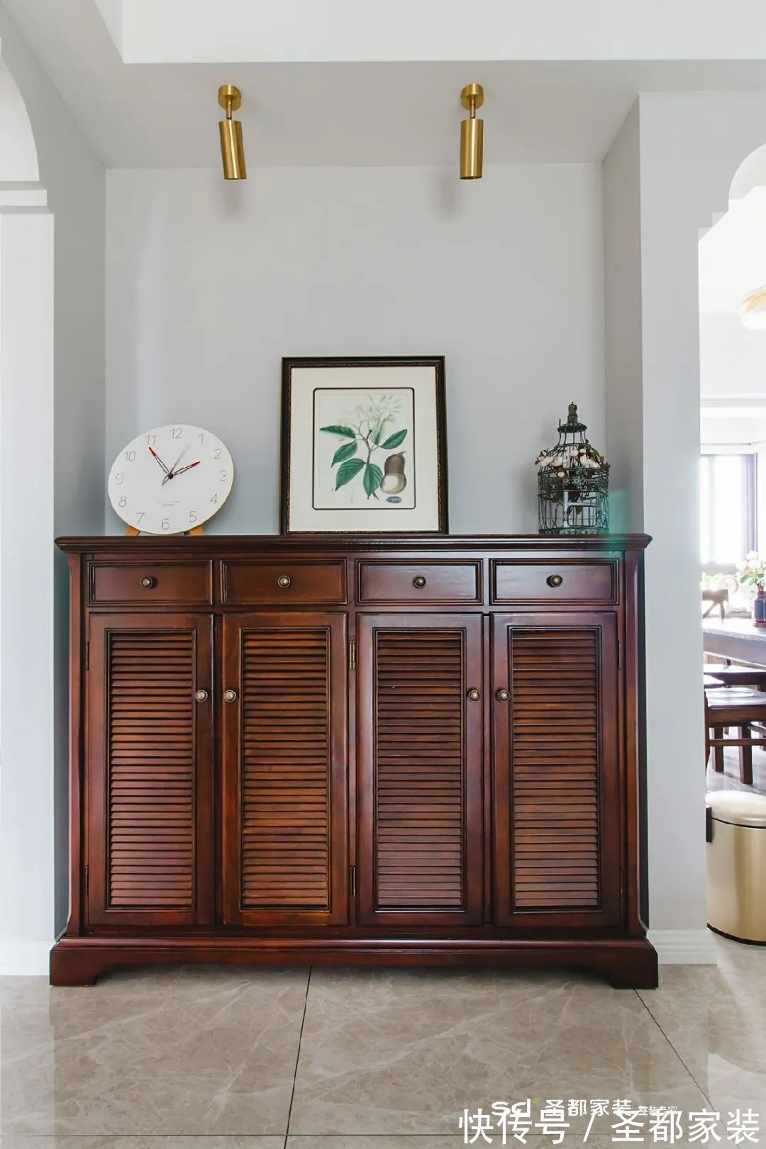 鞋柜|20款教科书式玄关设计人气爆棚,好看到亲友排队抄!