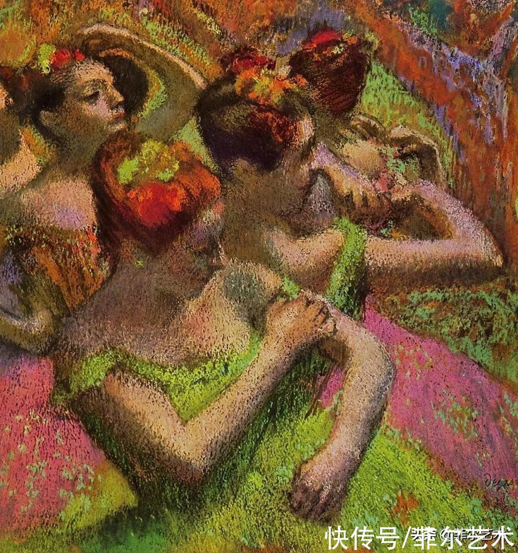 安格尔$法国艺术大师埃德加·德加舞女125幅油画作品,美翻了