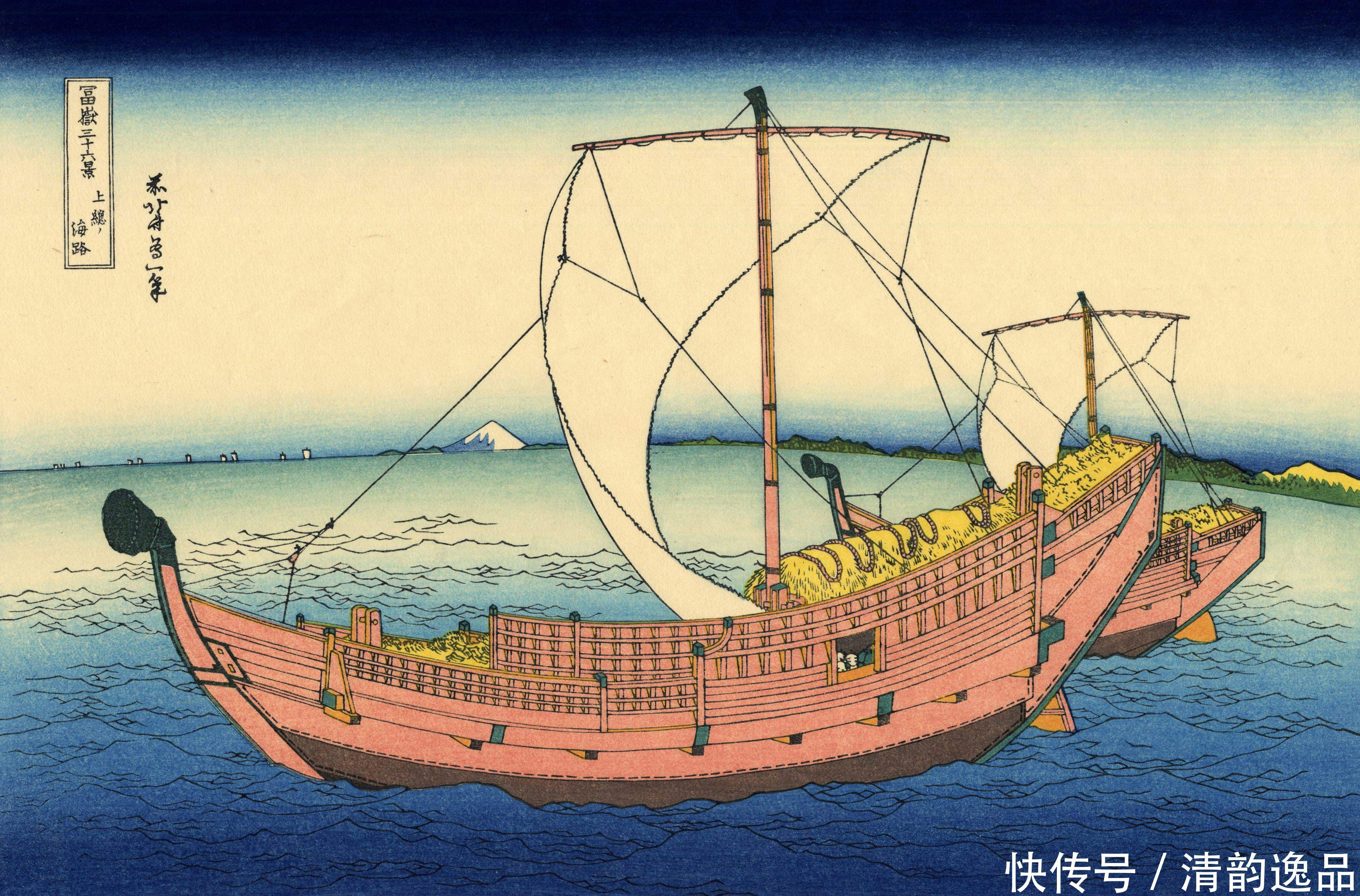 日本江户时代影响欧洲画坛的浮世绘画家——葛饰北斋