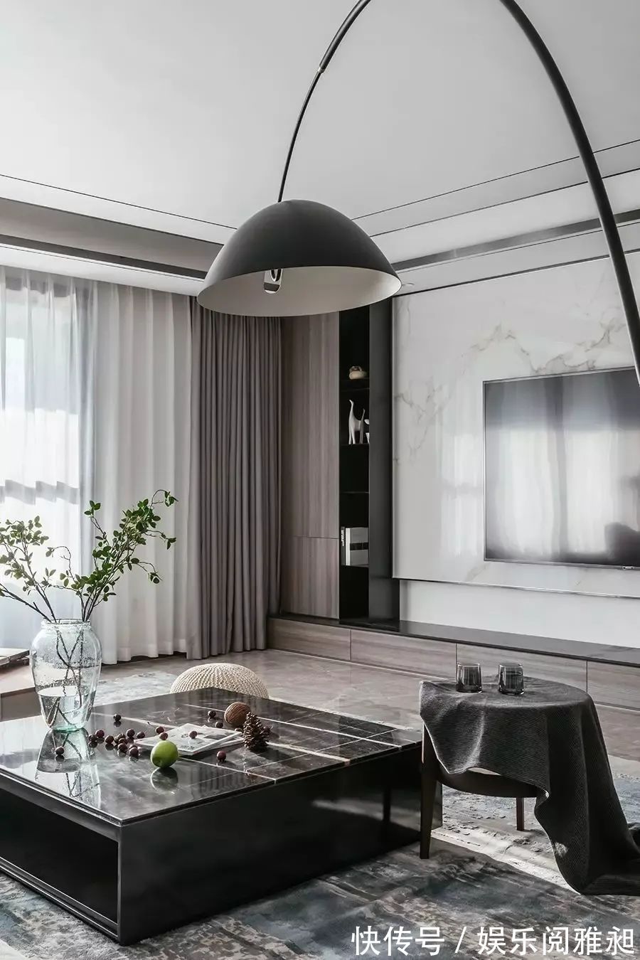 现代|262㎡现代简约大平层,简洁纯粹的空间,生活从容自然