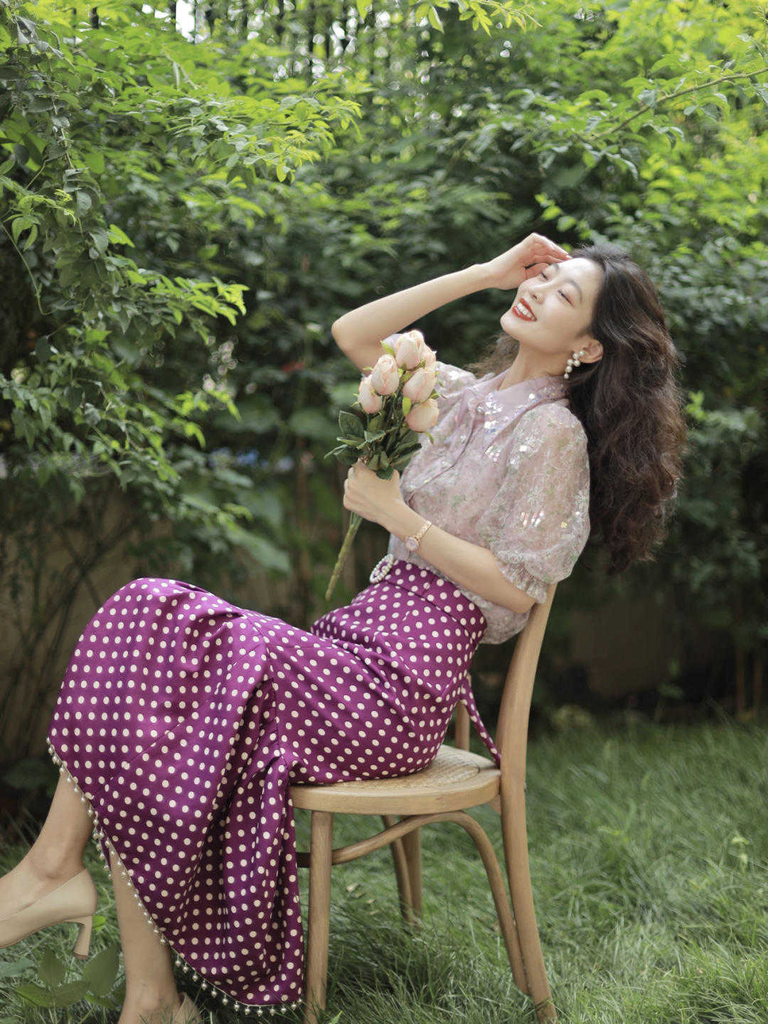 半身裙|复古穿搭的技巧公式，这几个配色更显年轻，高级洋气