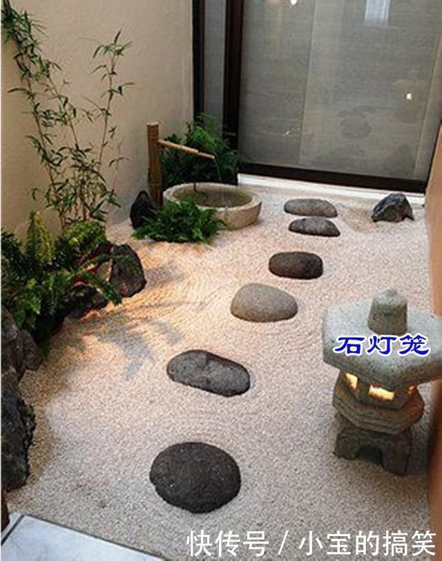 石灯笼|以后我也要做个日式庭院,铺上白沙石块,不要山不要水,禅意十足