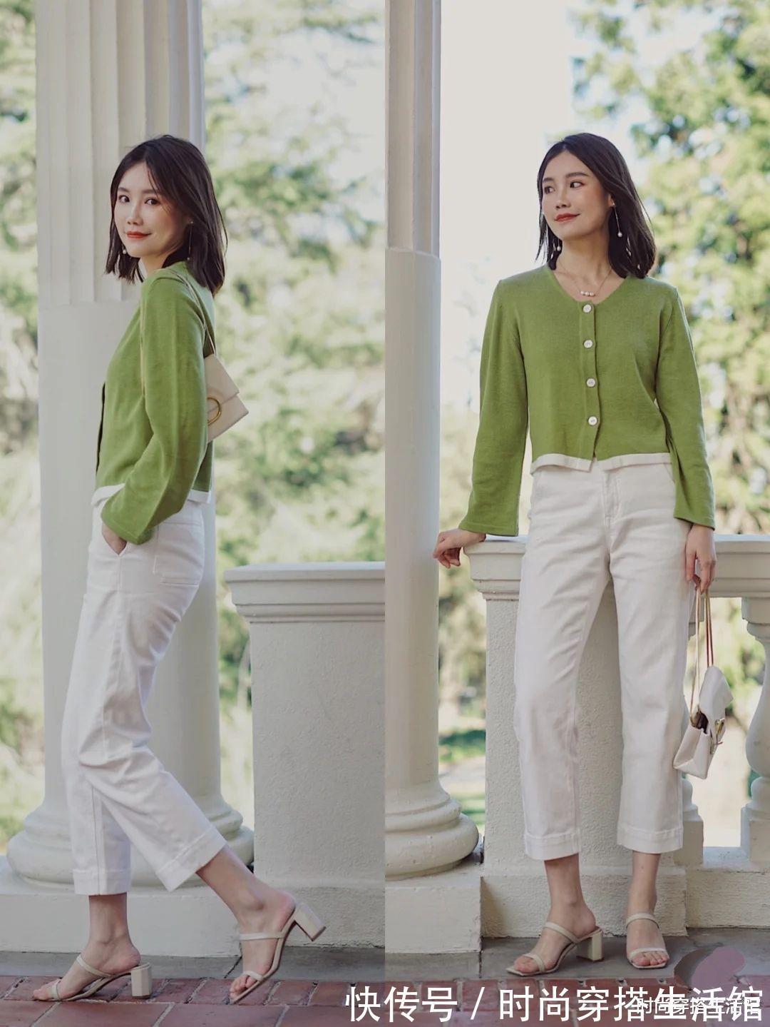 小姐姐|这才是“白裤子”该有的样子,有品位的女人这样穿,年轻又时髦