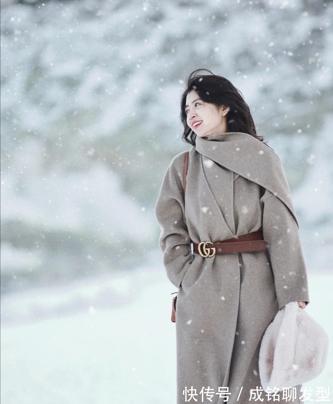 冬日 大龄博主中还是三木最会穿!扬长避短搭配合理,精致优雅又有范儿