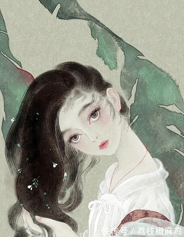 绘画#清华大学才女尧立,她笔下的插画,美到让人窒息