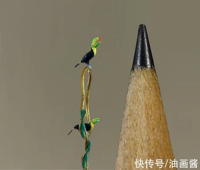 艺术家!小到离谱的微雕艺术,不比较不知道,一比较吓人一跳