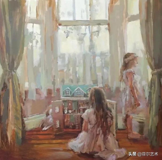 十九世纪|美国女艺术家玛丽·索尔的油画艺术作品欣赏