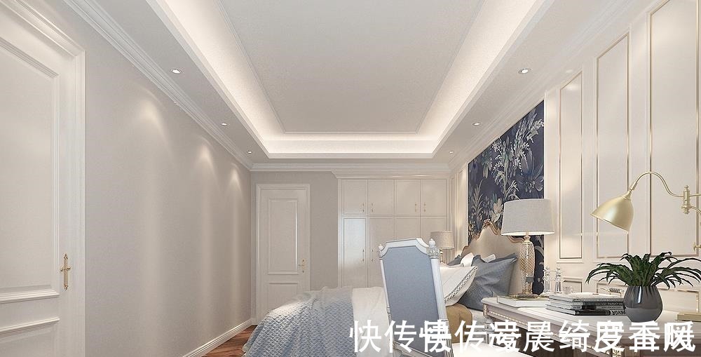 衣帽间|退休阿姨晒出自己的新家装修全屋大面积护墙板造型，温馨有个性