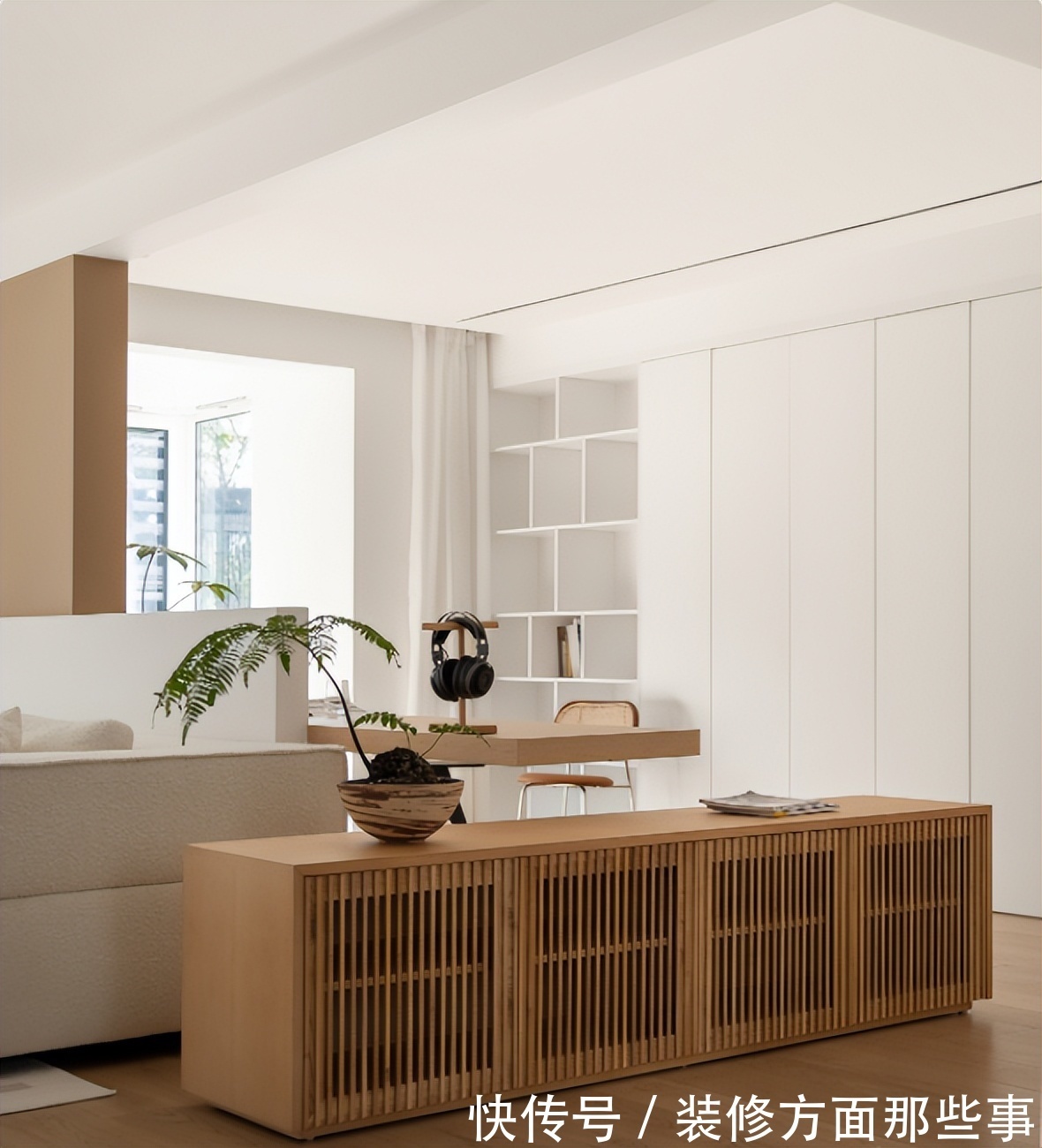 客厅|140㎡超高颜值开放式客厅+书房,美如画!不看会后悔系列~