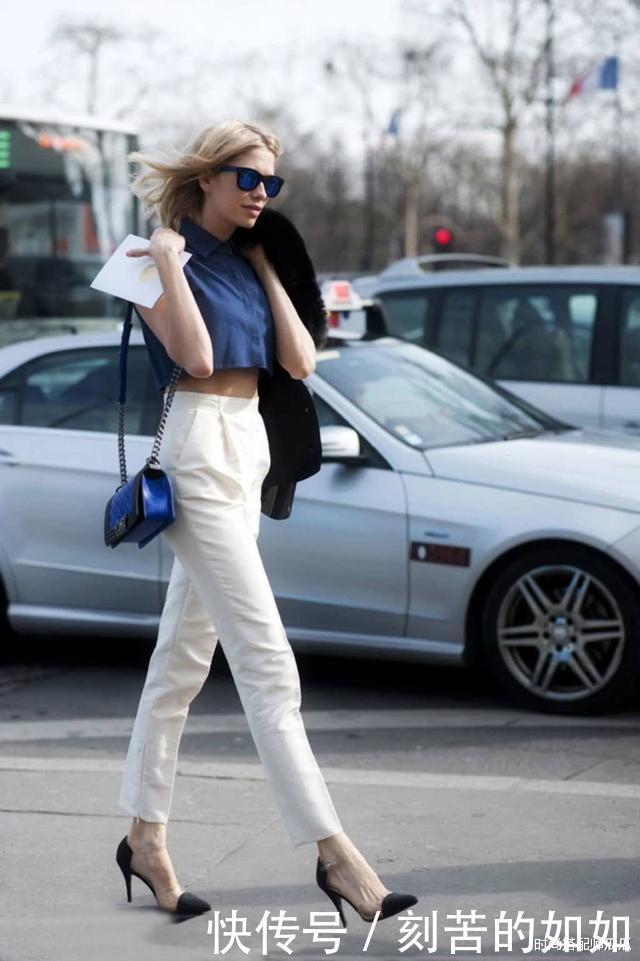 最近火了一种裤子,叫“烟管裤”,显瘦时髦还很百搭,谁穿谁好看