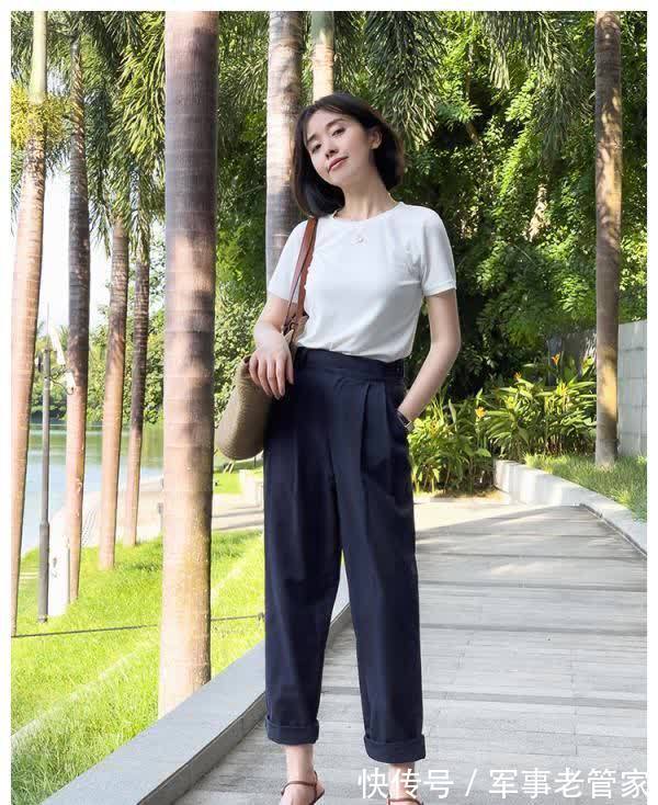 短袖 女生这样穿才显高,这些搭配技巧赶紧学起来,高级又洋气