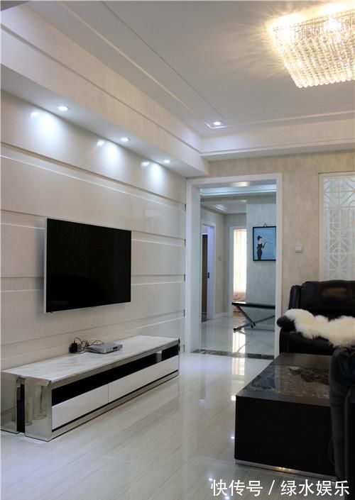 亲戚家160平新房,没想到一进门就惊艳了,客厅实在漂亮!