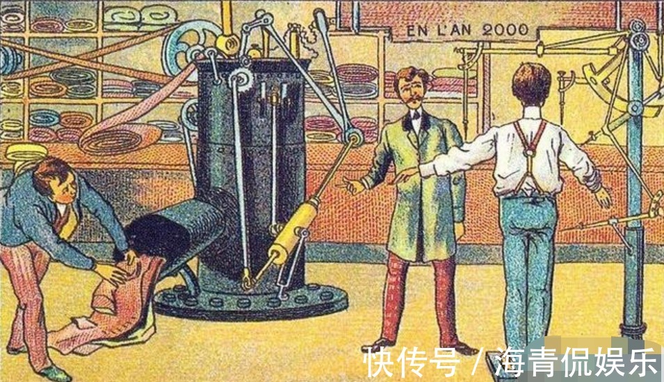 想象力&100年前的画家想象未来,并画了17幅画,网友神预言!