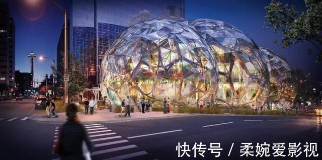 大楼|亚马逊新总部大楼方案问世，巨吸睛！网友：这不一坨笋吗？