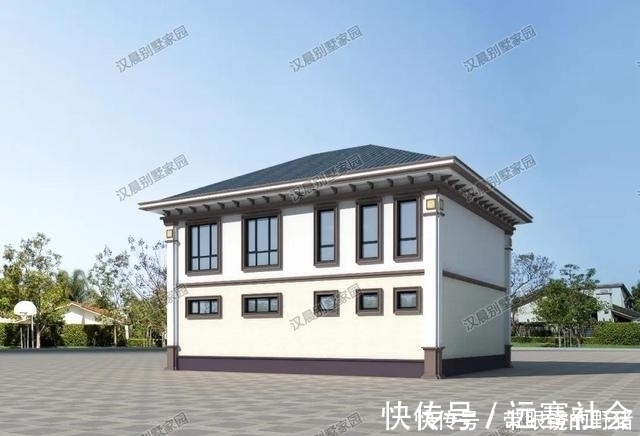 新中式|3栋二层新中式别墅,造价相同外观不同,你选哪一栋?