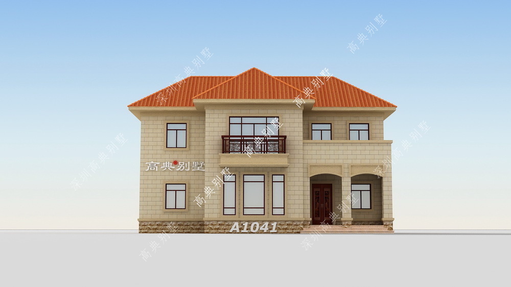 两层|欧式两层别墅，成本实惠，是值得盖的好房子。