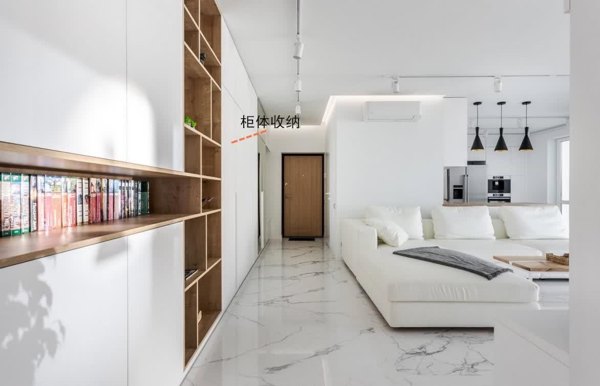 黑白极简|同样是小户型,同样是二胎家庭,他家仅99㎡能多出这30㎡收纳