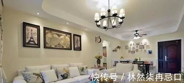 餐厅|90㎡三房，一进门是餐厅，设卡座实用又漂亮！给大家参考一下